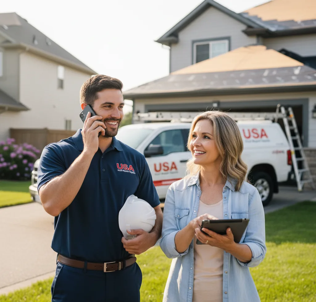 USA Roof Repair Experts customer support in Accord